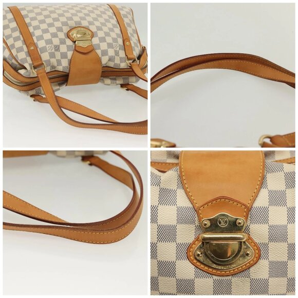 LOUIS VUITTON Damier Azur Stresa PM Tote Bag M51188 LV Auth 138702 - Picture 16 of 16